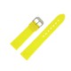 Bracelets de Montre 20mm Silicone Jaune Sport