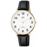 Montre Homme Quartz Metal Doré 3 ATM Q&Q By Citizen QZ00J104