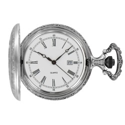 Montre de Poche à Thème Décor Cheval Viel Argent Made in France