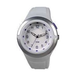 Montre Femme Analogique Blanche en Silicone 10 ATM Xonix QT-001