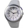 Montre Femme Analogique Blanche en Silicone 10 ATM Xonix QT-001