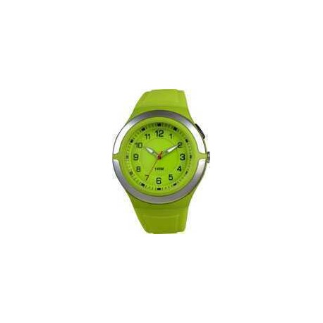 Montre Femme Analogique Verte en Silicone 10 ATM Xonix QT-002