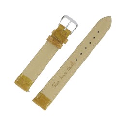 Bracelet de Montre 16mm Tierra en Cuir Gaufré Crocodile