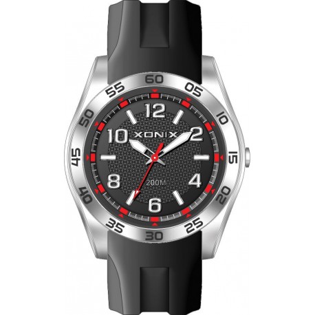 Montre Homme Analogique Silicone 10 ATM Xonix QP-003