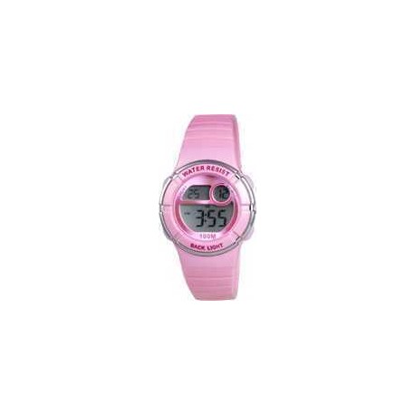 Montre Enfant Digital Rose en Silicone 10 ATM Xonix KE-002