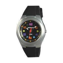 Montre Enfant Analogique Noir en Silicone 10 ATM Xonix PY-106