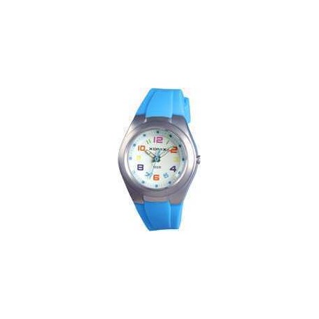 Montre Enfant Analogique Turquoise en Silicone 10 ATM Xonix PY-103