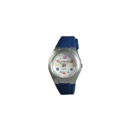 Montre Enfant Analogique Bleu en Silicone 10 ATM Xonix PY-105