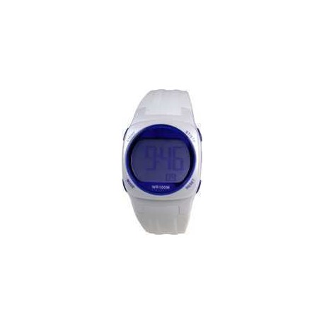 Montre Enfant Digital Blanche en Silicone 10 ATM Xonix KG-001