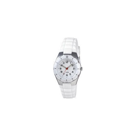 Montre Mixte Analogique Blanche en Silicone 10 ATM Xonix PV-001