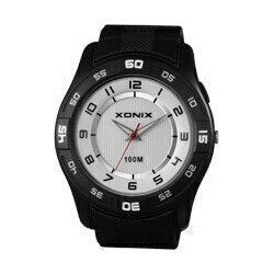 Montre Homme Analogique Silicone 10 ATM Xonix QF-002