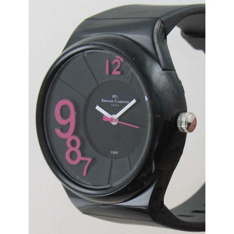 Montre Analogique Unisex FB Paris Noire FB-9929-10 Assemblage France