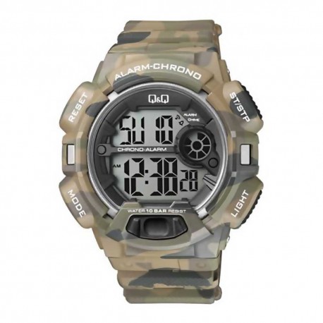 Montre Homme Digital Quartz Résine Q&Q By Citizen M132J005