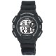 Montre Homme Digital Quartz Résine Q&Q By Citizen Noir M132J001