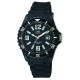 Montre Femme Analogique Quartz Noir en Silicone Q&Q A430J001