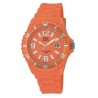 Montre Femme Analogique Quartz Orange en Silicone Q&Q A430J005