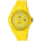 Montre Femme Analogique Quartz Jaune en Silicone Q&Q A430J007