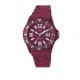 Montre Femme Analogique Quartz Chou Rouge en Silicone Q&Q A430J015