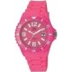 Montre Femme Analogique Quartz Rose en Silicone Q&Q A430J003