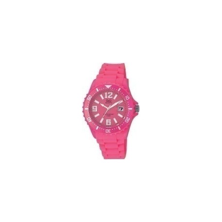 Montre Femme Analogique Quartz Rose en Silicone Q&Q A430J003