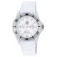 Montre Femme Analogique Quartz Blanche en Silicone Q&Q ZA00J002