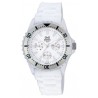 Montre Femme Analogique Quartz Blanche en Silicone Q&Q ZA00J002