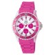 Montre Femme Analogique Quartz Fuchsia en Silicone Q&Q ZA00J003