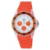 Montre Femme Analogique Quartz Orange en Silicone Q&Q ZA00J005