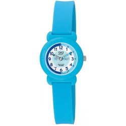 Montre Enfant Analogique Bleue 10 ATM Q&Q By Citizen VP81J011