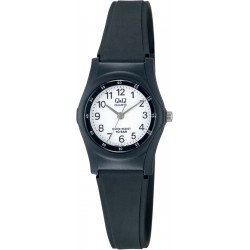 Montre Femme en Silicone Noir 10 ATM Q&Q By Citizen VQ05J003-334