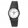 Montre Mixte en Polyuréthane Noir 10 ATM Q&Q By Citizen VP34J061-341