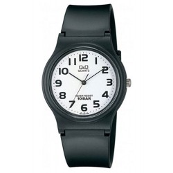 Montre Mixte en Silicone Noir 10 ATM Q&Q By Citizen VP46J005-351