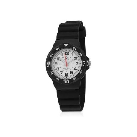 Montre Junior Analogique Noir 10 ATM Q&Q By Citizen VR19J003-356