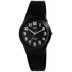 Montre Mixte en Silicone Noir 10 ATM Q&Q By Citizen VQ50J004-236