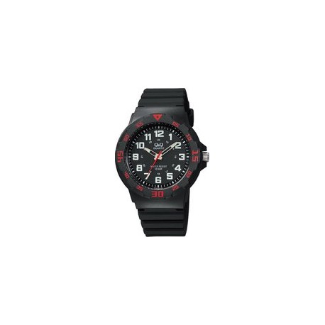 Montre Homme en Silicone Noir 10 ATM Q&Q By Citizen VR18J006-245