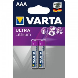 2 Piles AAA LR03 1.5V Ultra Lithium VARTA - 2