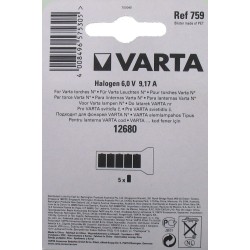 Ampoule Lampe Torche Type Halogen Blanche 6 Volts 9,17 A-Varta 759 - 2