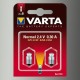 2 Ampoules Lampe Torche Type Normal Blanche 2,4 Volts 0,3 A-Varta 701 - 1