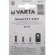 2 Ampoules Lampe Torche Type Normal Blanche 2,4 Volts 0,3 A-Varta 701 - 2