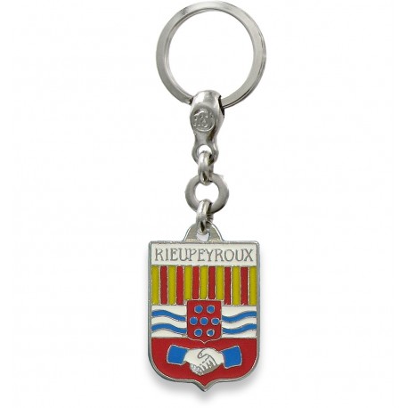 Porte-Clés de Collection Blason Ville de Rieupeyroux 12240 Made In France - 1