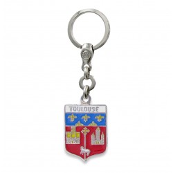 Porte-Clés de Collection Blason de la Ville de Toulouse 31000-Made In France - 1