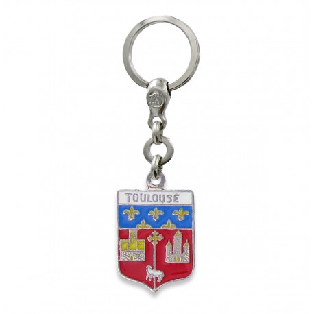 Porte-Clés de Collection Blason de la Ville de Toulouse 31000-Made In France - 1