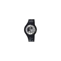 Montre Femme Analogique Quartz Noir en Silicone Q&Q GW77J001 - 1