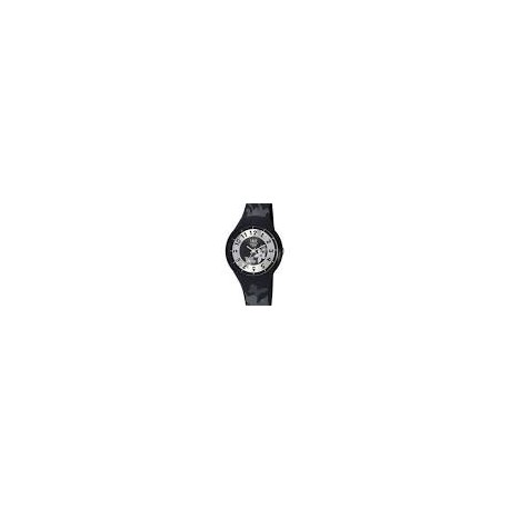 Montre Femme Analogique Quartz Noir en Silicone Q&Q GW77J001 - 1