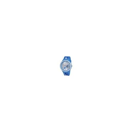 Montre Femme Analogique Quartz Bleue en Silicone Q&Q GW77J004 - 1