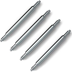 4 Barrettes de 19mm Ressorts Pompes Anses Spring Bar Diamètre 1.60mm