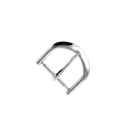 Lot de 10 Boucles au Choix de 08 à 22mm en Métal Chromé pour Bracelet de Montre