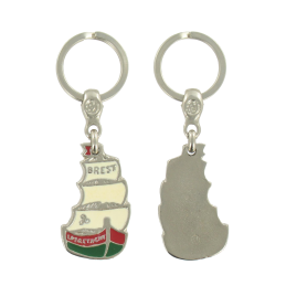 Porte Clefs Voilier Trois Mâts de Bretagne Fabrication Artisanale