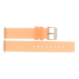 Bracelet de montre en silicone Rubber anallergique 14mm orange