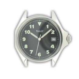 Montre de Travail en Acier Analogique Quartz 3 aiguilles et Dateur Made In France